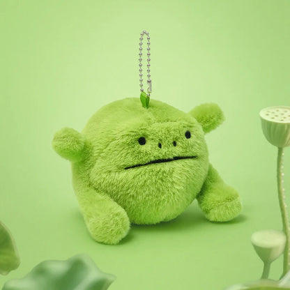 10cm Cute Animal Plush Keychains – Penguin, Frog, Bear & Turtle Soft Toy Charms for Bags, Perfect Birthday Gift for Kids & Women