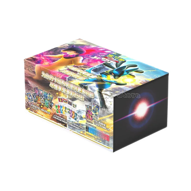Original Pokemon TCG Gift Box - Simplified Chinese Sword & Shield Trading Card Game Set for Kids Birthday Gifts