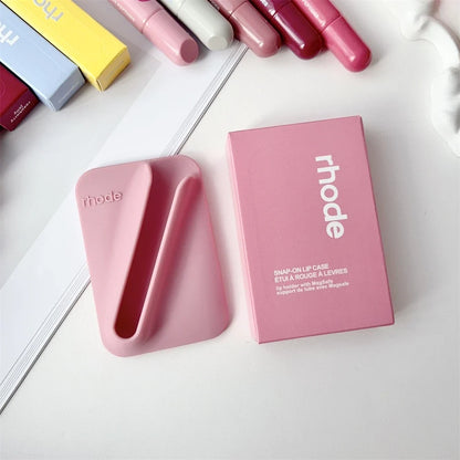 Rhode Long-Lasting Lip Gloss Holder - Magnetic Snap-On Lipstick Case for MagSafe Phone Clips