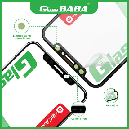 5PCS G+OCA Glass+BABA 2-in-1 Screen Protector — Touch Lens for iPhone 11/12/13/14 Plus/15/16 Pro Max/Mini/X/XS/XR Max