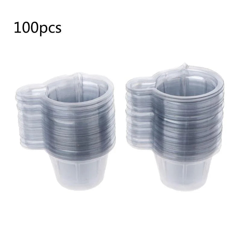 50/100PCS 40ML Disposable Plastic Cups & Dispenser Silicone Mold Kit – DIY Epoxy Resin Jewelry Making Tool Set