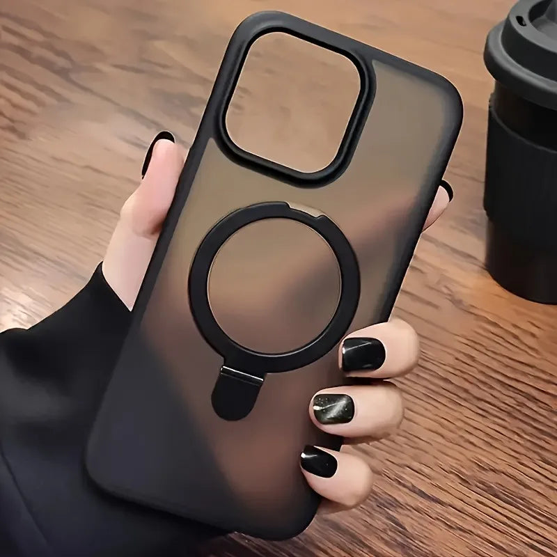 Luxury Magnetic Armor Case — Shockproof Wireless Charging Cover for iPhone 11–17 Pro/Max/Air