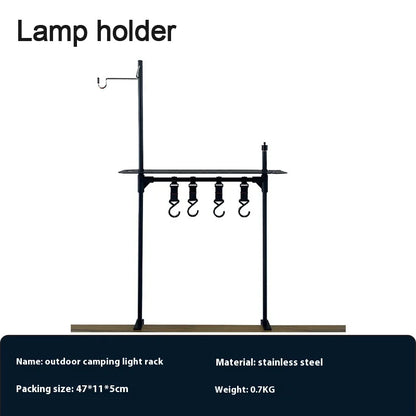Lohascamping Folding IGT Table – Lightweight Adjustable Backpack Table for BBQ, Burner & Multifunctional Use