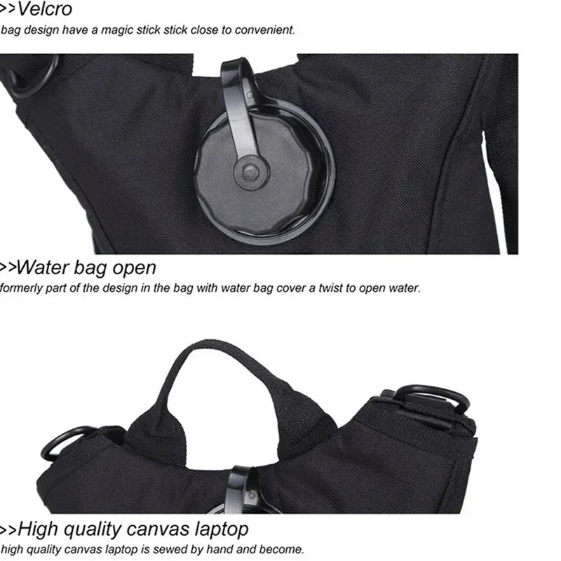3L Waterproof Water Bag Backpack – Outdoor Sports, Cycling, Mountaineering Travel Hydration Pack