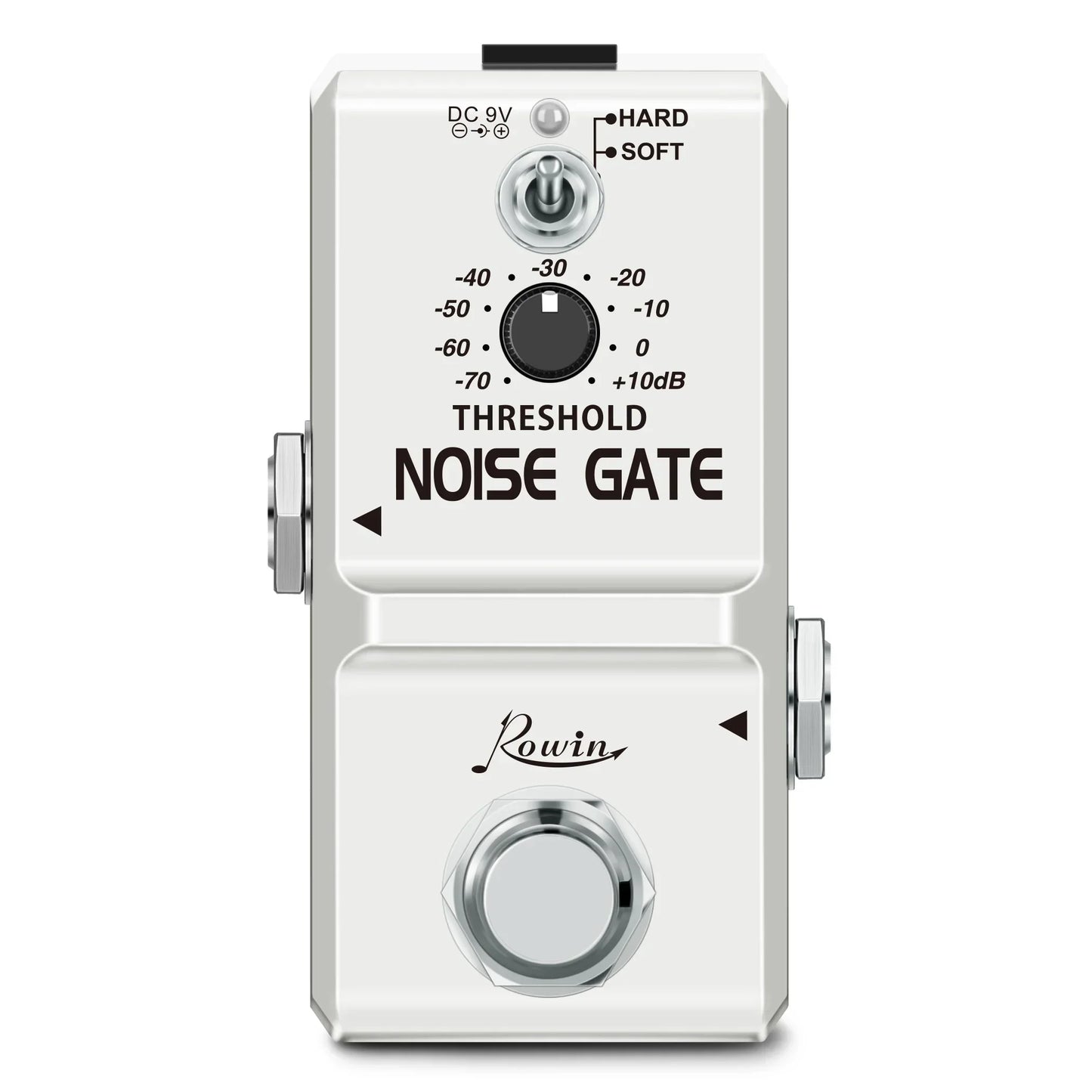 Rowin Guitar Effects Pedal – Noise Gate, Delay, Chorus, Vibrato, Phaser, Flanger, Booster, EQ, Fuzz, Metal, Distortion, and Blues Drive