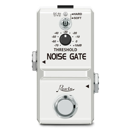 Rowin Guitar Effects Pedal – Noise Gate, Delay, Chorus, Vibrato, Phaser, Flanger, Booster, EQ, Fuzz, Metal, Distortion, and Blues Drive