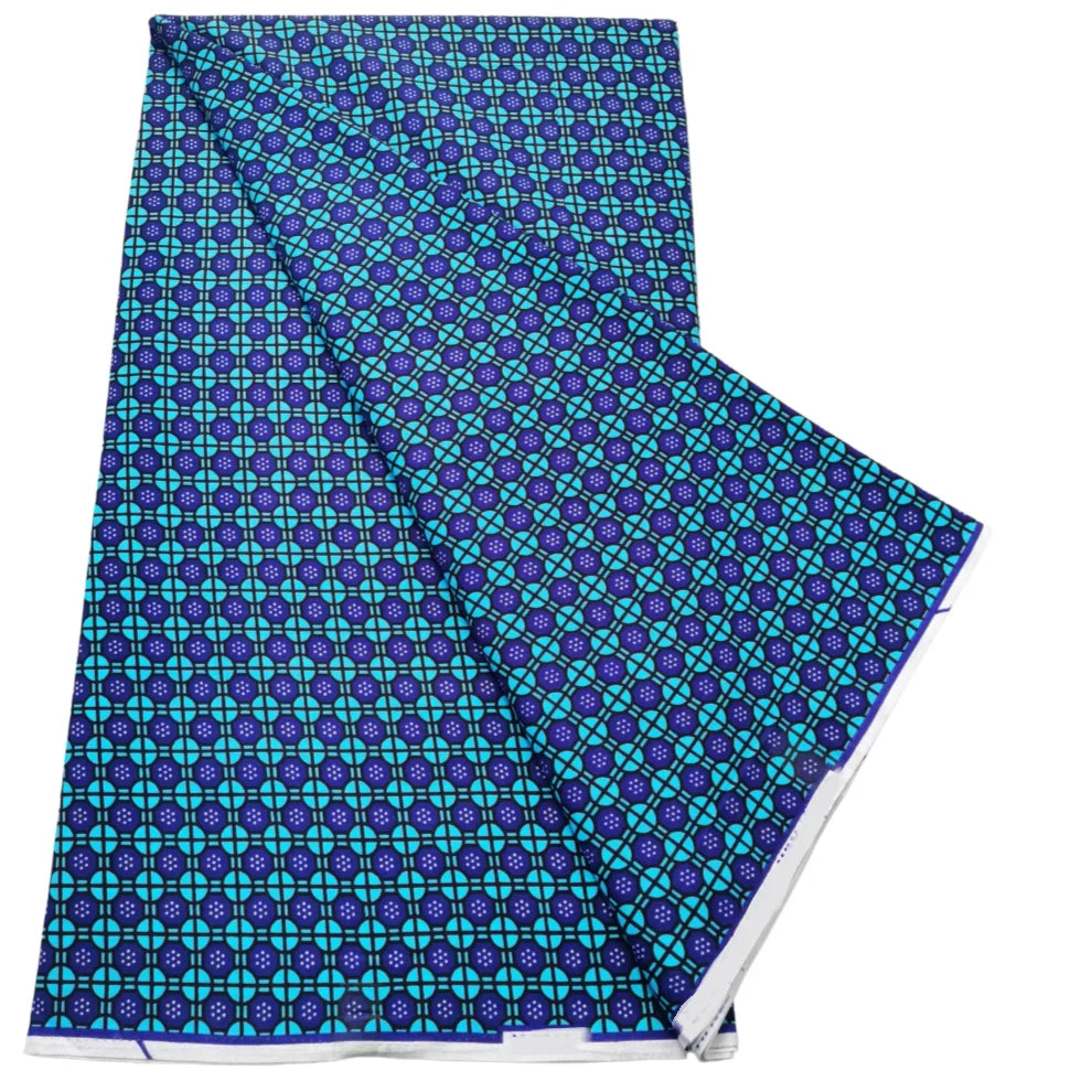 100% Cotton Real Wax Ankara Fabric - 2026 African Print Wedding Dress Sewing Fabric