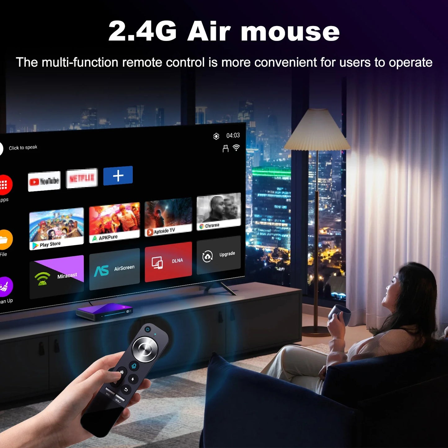 H96 MAX M9 AI Android 14 TV Box, 8-Core Rockchip RK3576, 4GB/64GB to 8GB/128GB, Wifi6, 8K 120fps, BT5.4, 1000M LAN