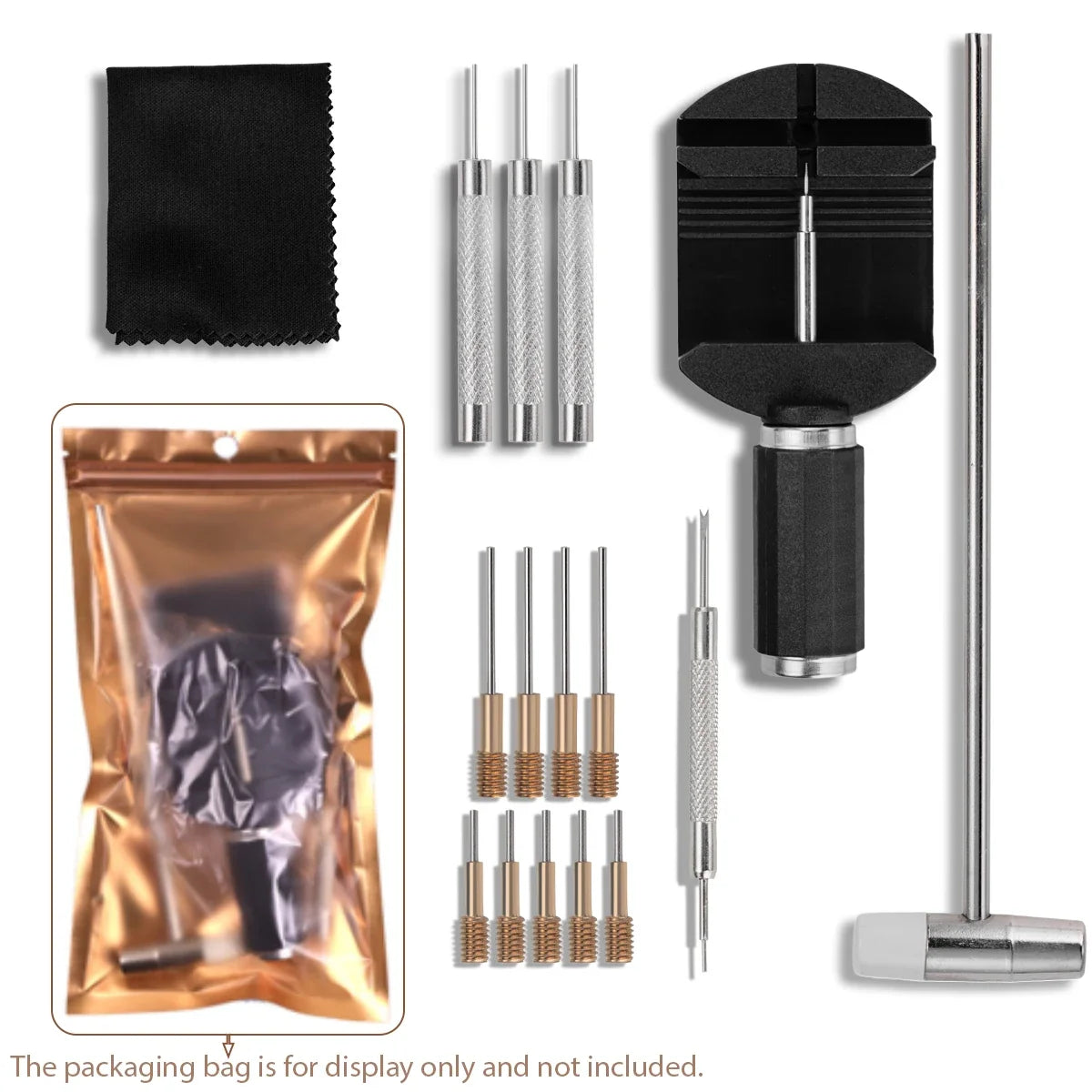 Watch Link Removal Tool Kit - Bracelet Resizing, Pin Remover & Strap Adjustment Tool for Watch Band Replacement