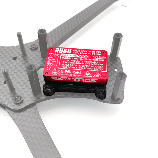 FPV Drone VTX Mount — 3D Printed TPU Video Transmitter Holder for Flight Control, 20-30mm Racing Drone