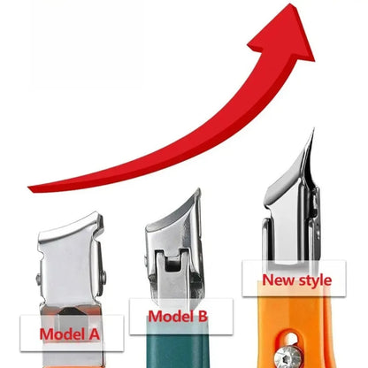 25° Slant Edge Nail Clipper - Stainless Steel Professional Ingrown Toenail Trimmer with Wide Opening Eagle Beak Design