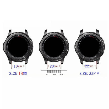 Braided Loop Watch Band – 18/20/22mm Parachute Style Strap for Garmin Venu/3/3S, Forerunner 265/265S/645, Samsung & Huawei GT Watches