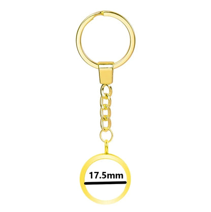 25-40mm Round Openable Reliquary Locket - Photo Memory Pendant, Cremation Ashes Keepsake, Glass Keychain & Memorial Jewelry