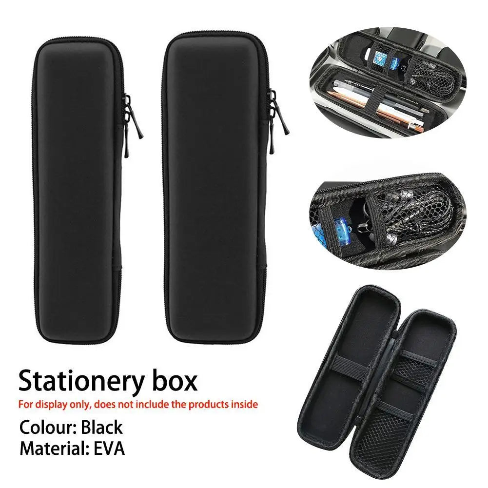 Black EVA Hard Shell Stylus Pen Case - Protective Carrying Storage Holder for Digital Pens, Ballpoint Pens & Stylus Accessories