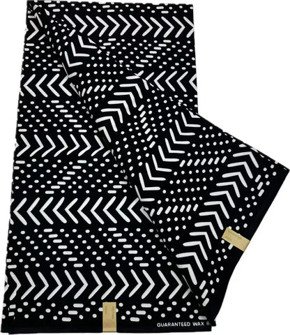 100% Cotton African Ankara Wax Fabric - Soft Real Wax Print for Dresses