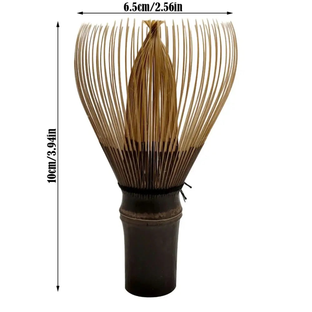 Reusable Bamboo Matcha Whisk - Traditional Tea Brush for Matcha Green Tea Preparation