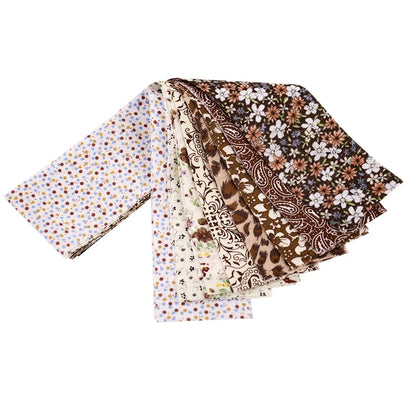 Booksew Ankara Cotton Fabric - Floral Jelly Roll Strips 8-9 Pieces 5x100CM for Patchwork, DIY Dolls & Sewing Crafts