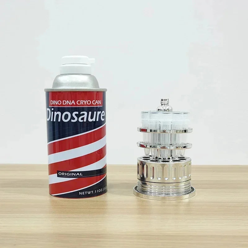 Barbasol Dennis Nedry Jurassic Park DNA Jar Replica — Movie Prop Desktop Ornament (best SEO)