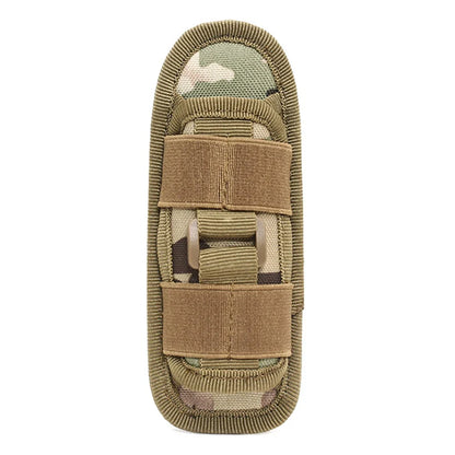 Tactical Flashlight Pouch - MOLLE Torch Holster EDC Carry Case for Camping & Hunting Gear