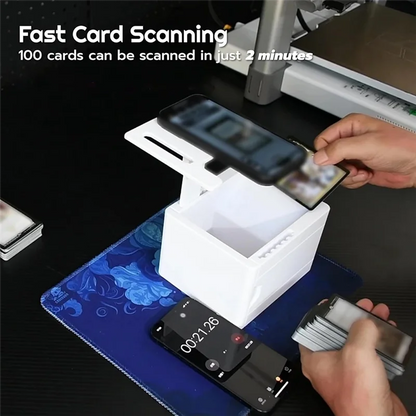 ABZZ MTG Card Scanner Stand - Trading Card Scan Holder with Quick Scan Function for Game Cards