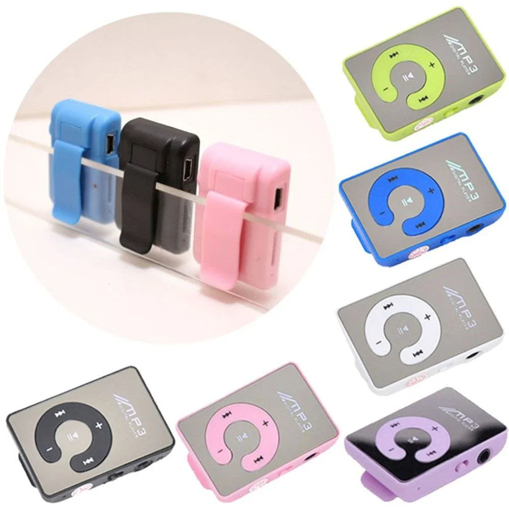 C Key Mini MP3 Player - Portable HiFi USB Music Player with TF Card Support for Sports & Travel