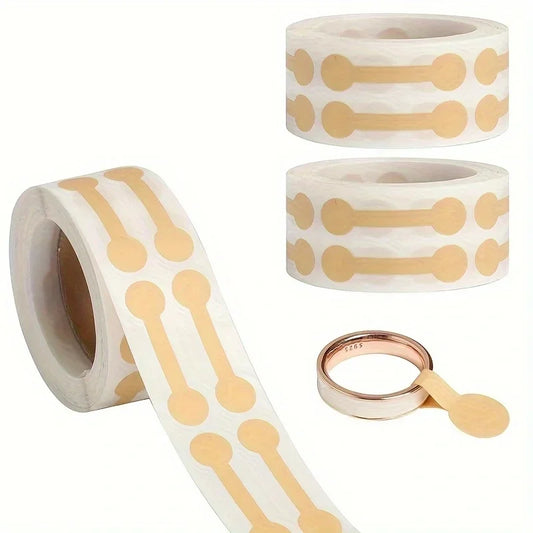 500PCS Kraft Paper Jewelry Price Label Stickers – DIY Tags for Rings, Necklaces, Earrings & Bracelets
