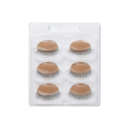 GLAMLASH Mini Lash Practice Training Head – Eyelash Extension Model with Removable Eyelids for Lash Extension Training Tool
