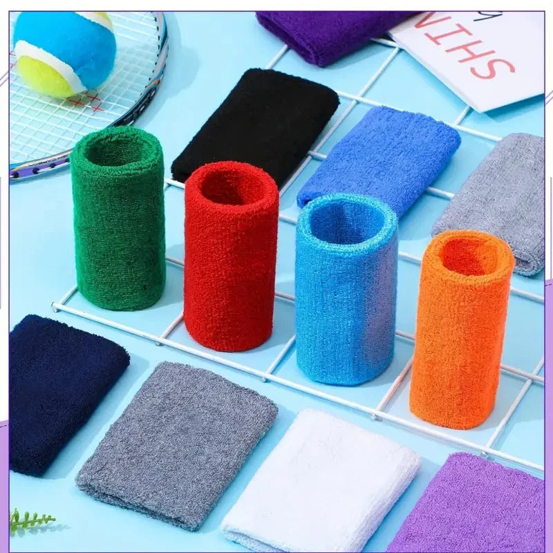 8×10CM Sports Wristbands – Tennis, Basketball & Volleyball Sweat Bands, Fitness Wrist Guard Wraps