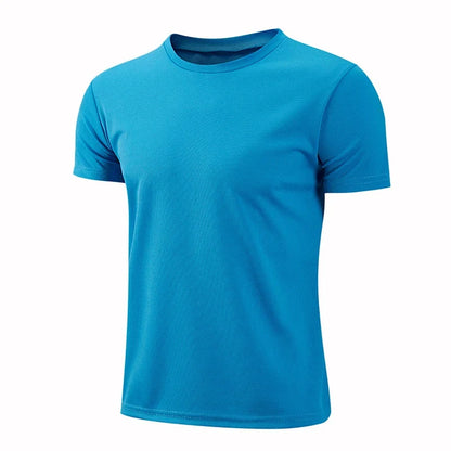 Men & Women Quick Dry Sports T-Shirt - Breathable Short Sleeve Gym, Running & Fitness Training Jersey