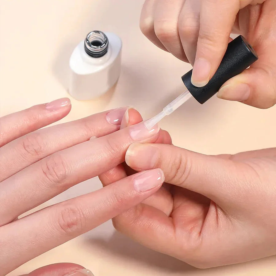 10ml Clear Builder Nail Gel – Strengthening Extension Gel & Base Coat in a Bottle, Soak-Off UV/LED Polish