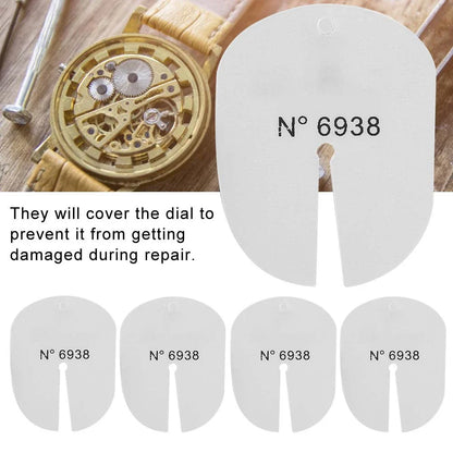 Watch Movement Casing Cushion Pads – Leather Protective Holder for Repair & Battery Change (1/4/6/9/13PCS)