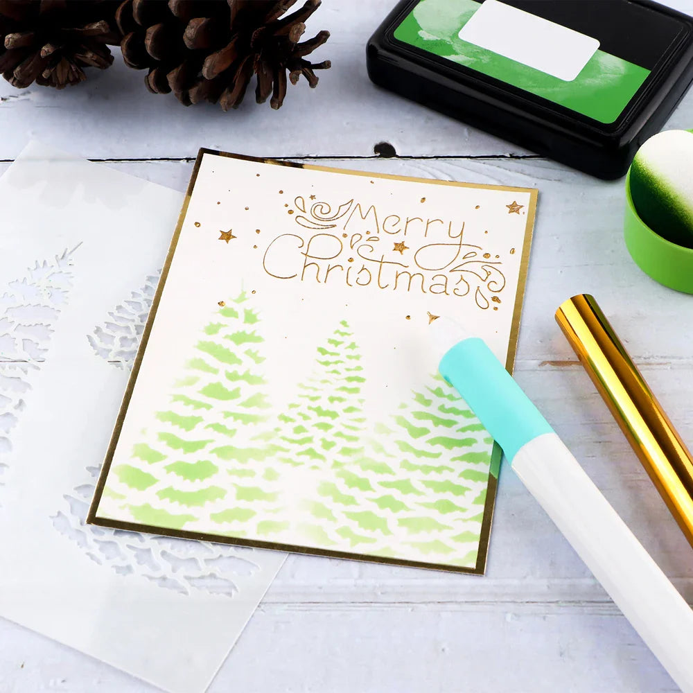 USB Hot Foil Pen Set – 0.8mm Heat-Active Gold Foil Pen for Paper, Leather, DIY Scrapbooking & Cards