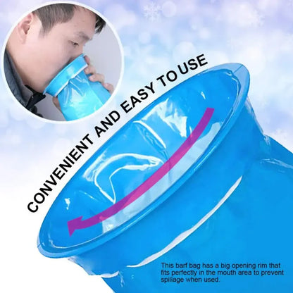 1000ML Disposable Vomit Bag – Portable Travel Emergency Nausea & Motion Sickness Bags for Car, Airplane, Pregnancy & Outdoor Use, Unisex Cleaning Bag