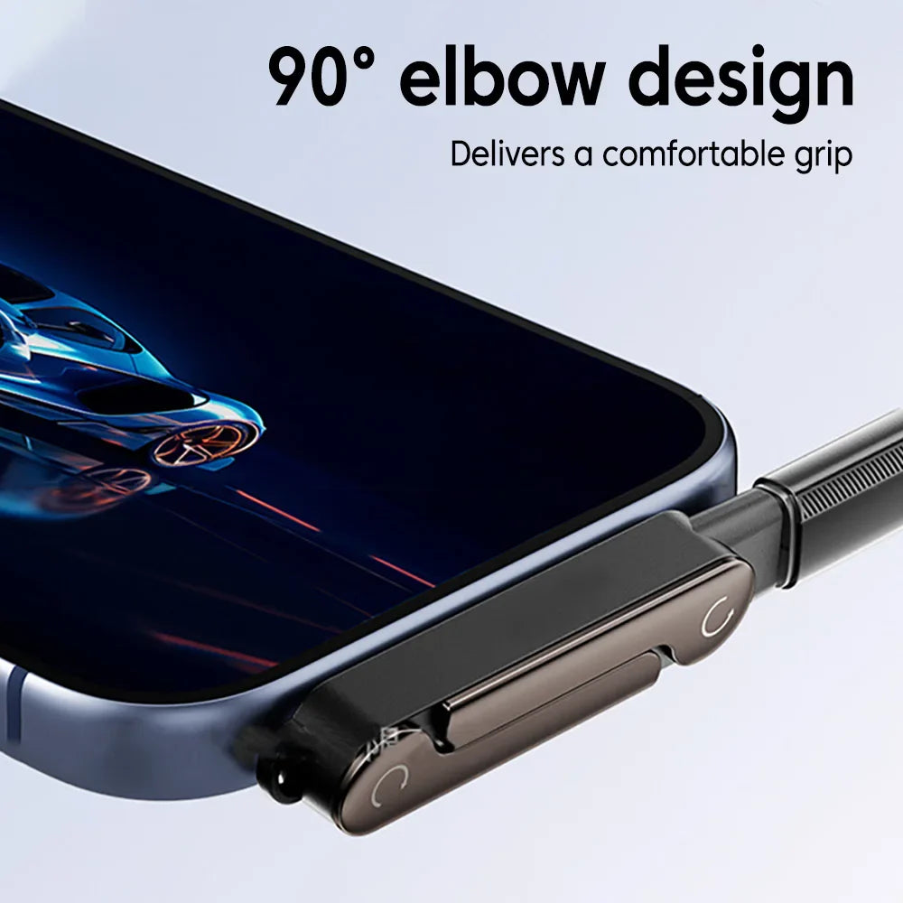 240W OTG Type-C Adapter – USB-C Male to Female Fast Charging & Data Transfer Converter with Foldable Holder Keychain Design