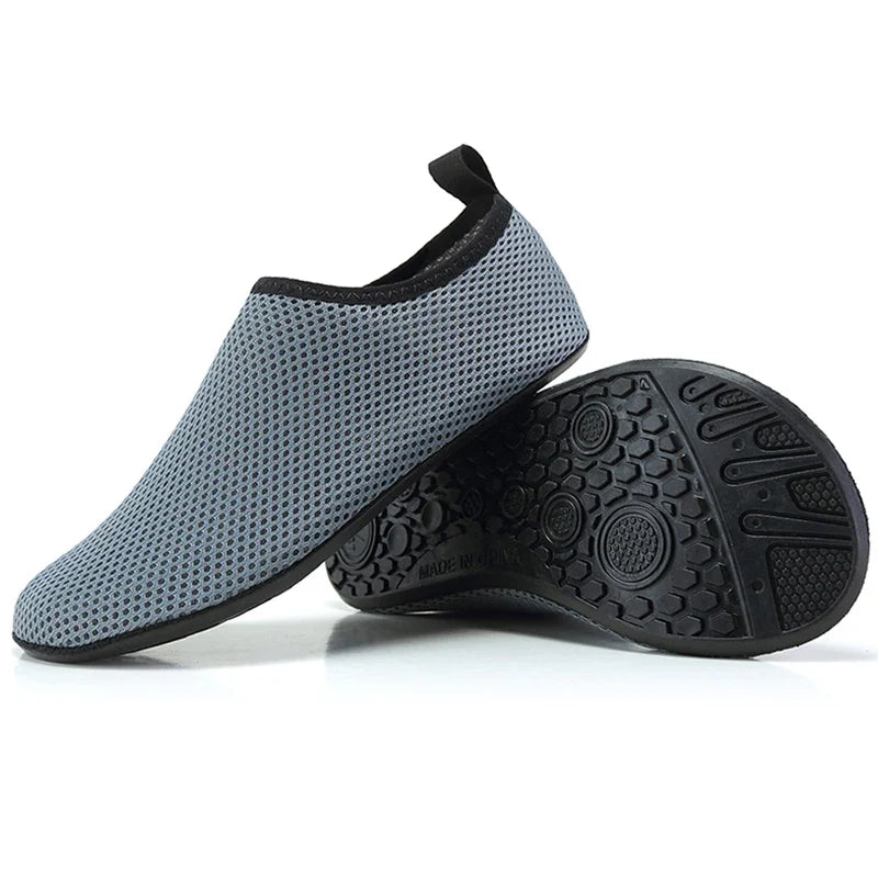 Couple Aqua Water Shoes - Lightweight Quick-Dry Anti-Slip Beach Sneakers for Men & Women