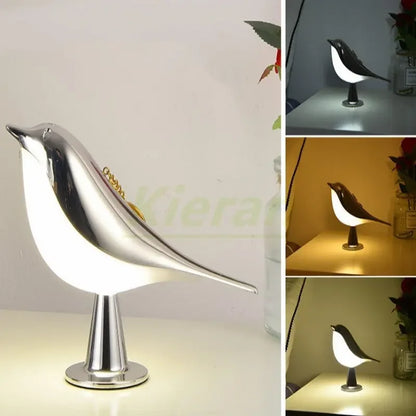 Nordic Magpie LED Desk Lamp - Modern Touch Bird Light for Bedroom, Study & Living Room Decor