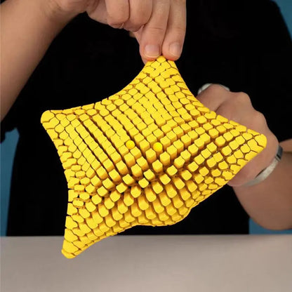 3D Printed Articulated Starfish Fidget Toy - Flexible Stress Relief Desk Decor