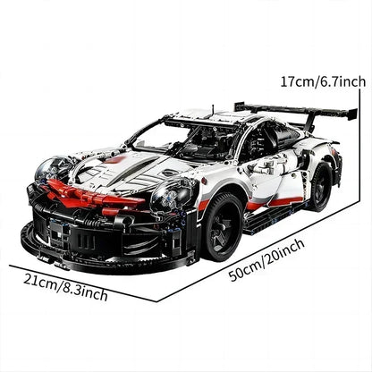 1580+PCS Technical Super Sports Car Building Kit – 1:10 Scale DIY Model Race Car Toy for Kids & Collectors