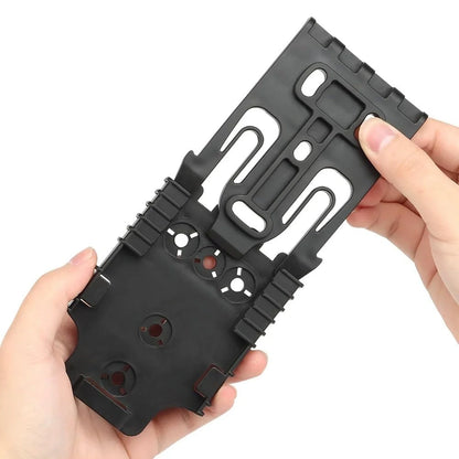 Tactical QLS Locking System Kit - QLS 19 Receiver & QLS 22 Fork Adapter for Pistol Holsters, Belts, Shooting & Airsoft Gear