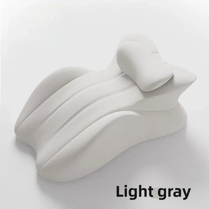 Multi-Positional Wedge Pillow - Memory Foam Ergonomic Prone Bed Pillow with Removable Cover