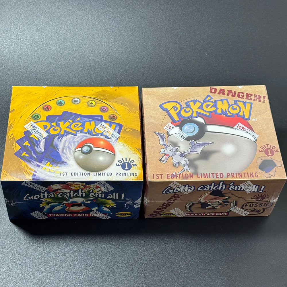 Pokémon Booster Packs Base Fossil Jungle - 11 Cards Per Pack & 36 Pack Booster Box Proxy Game Cards Collection