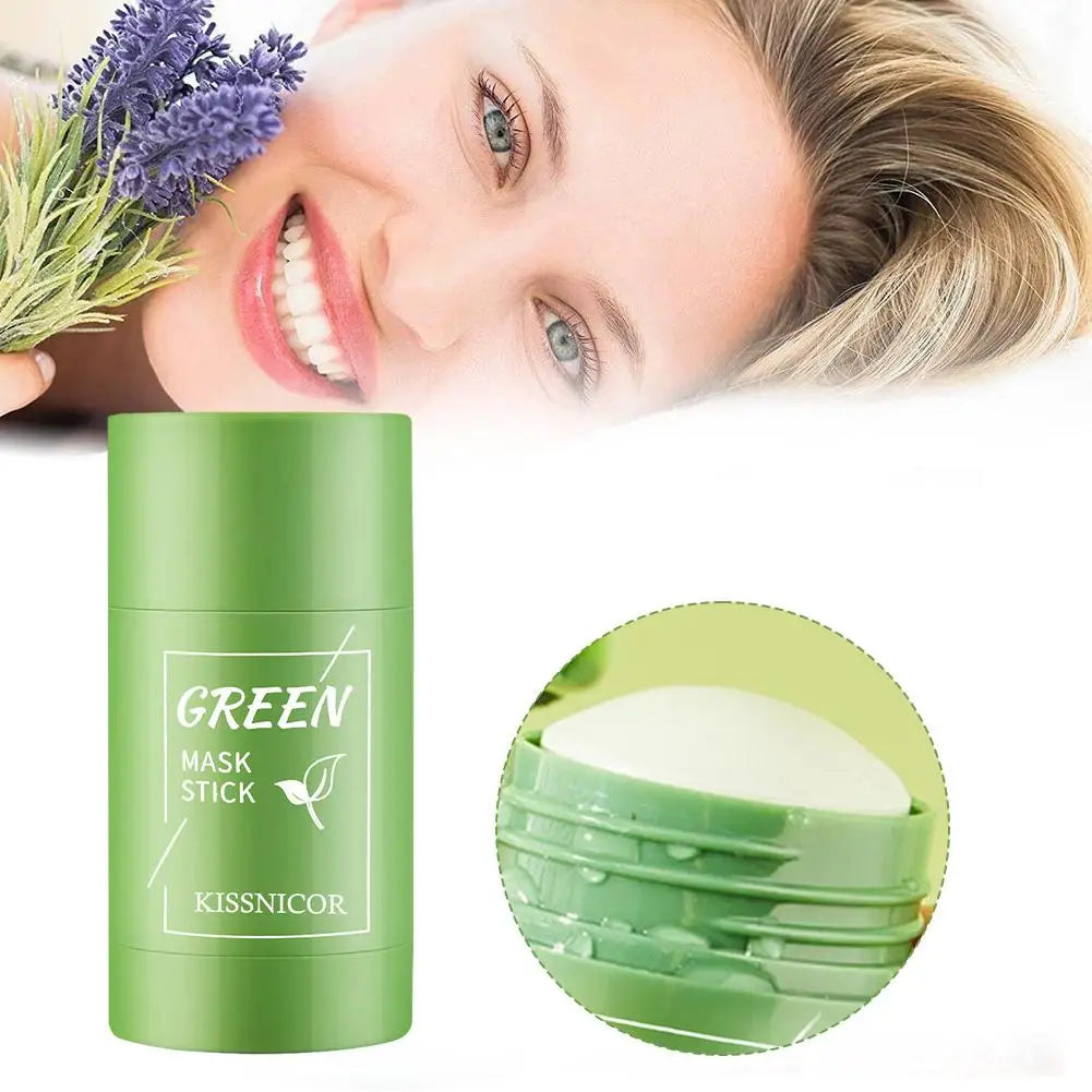 Green Tea Face Clean Mask – Pore Shrinking, Blackhead Remover & Moisturizing Cleansing Stick 40g