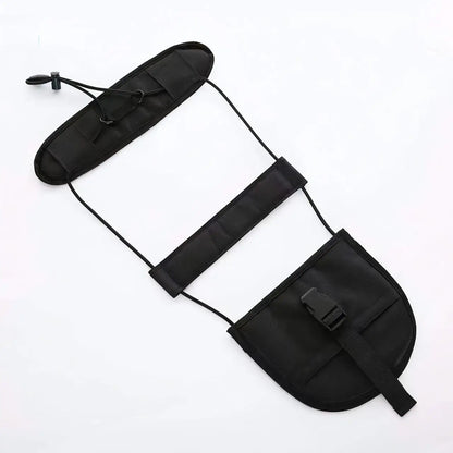 Black Nylon Cam Buckle Tie Down Strap - Adjustable Cargo Lashing Belt for Travel, Camping & Secure Transport