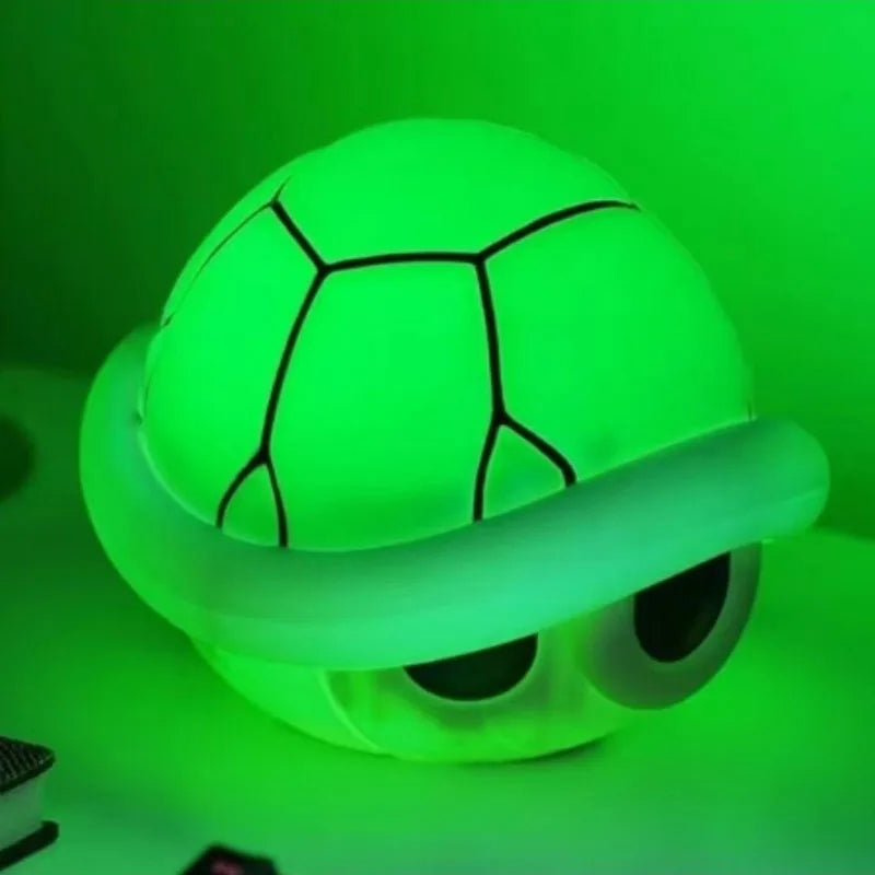 Creative Tortoise Night Light with Sound — USB Rechargeable Cartoon Animal Light, ABS Decorative Gift