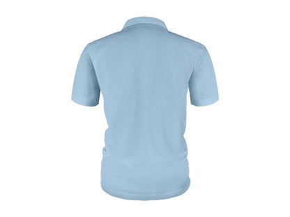 Men's Ice Silk Polo Shirt - Short Sleeve Summer Lapel Top with Pocket Design