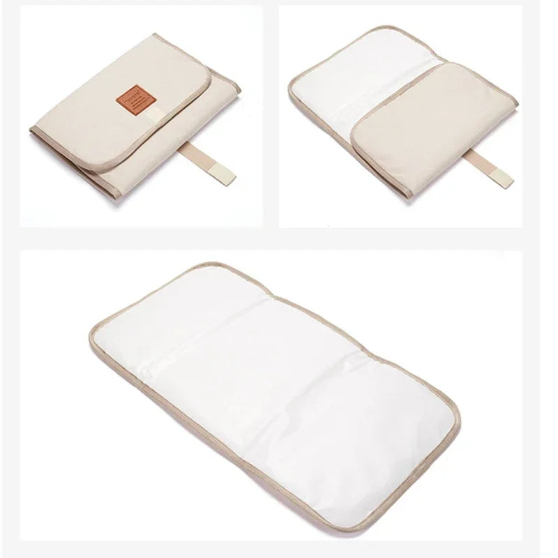Portable Baby Diaper Changing Mat - Waterproof Foldable Washable Travel Play Mat