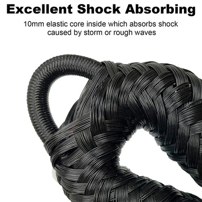 Boat Bungee Dock Lines — Kayak, Jet Ski & Power Boat Mooring Rope Accessories