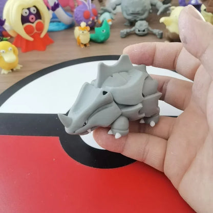 Pokemon 1:20 Scale Character Figures - DIY 3D Printed Kawaii Cartoon Models Kids Christmas Gift Toys