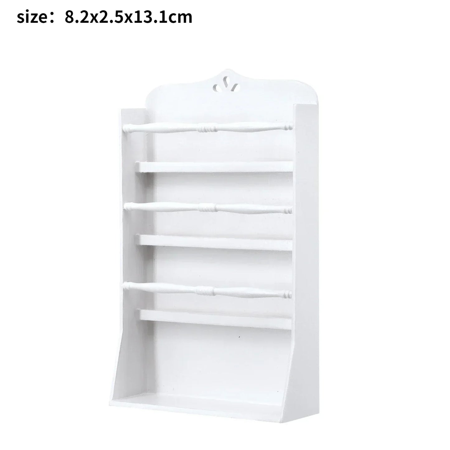 1/6 Scale BJD Dollhouse Wooden Shelf & Sink Cabinet — Miniature Kitchen Furniture Accessory for Dollhouse Bar Counter