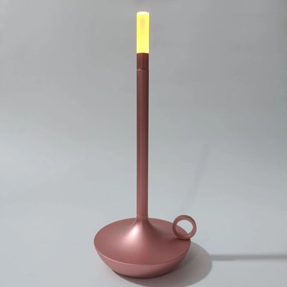 Rechargeable LED Candlelight Table Lamp - Touch Control Night Light for Restaurant, Bar & Desktop Decor